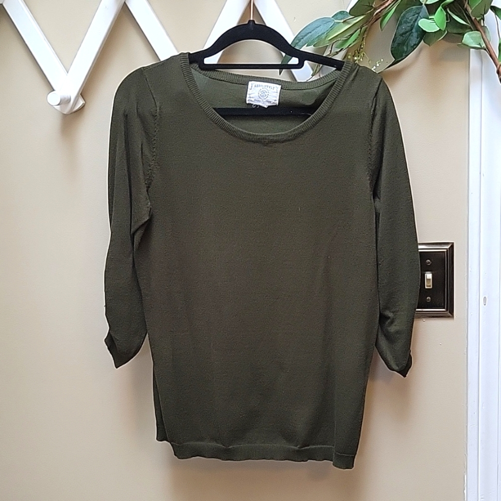Absolutely's MarkleRusched 3Q Sleeve Pullover
